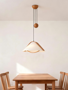 Lampe suspendue vintage style Domus du milieu du siècle, avec poids d'équilibrage, réglable en hauteur, pour salle à manger, café et hôtel - Product Image 3