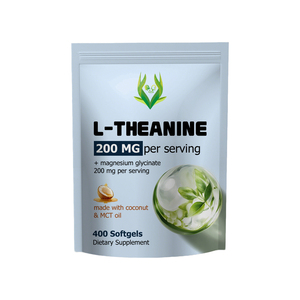 Cápsulas Blandas de L-Teanina con Glicinato de Magnesio OEM ODM, L-Teanina para Relajar la Mente y Mejorar el Descanso, Cápsulas Herbales - Product Image 1