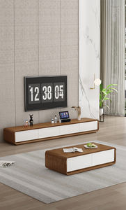 <span class=keywords><strong>Meuble</strong></span> <span class=keywords><strong>TV</strong></span> Moderne en Bois Massif Style Tendance Design Classique avec Fonction Réglable pour Chambre à Coucher et Hôpital - Product Image 3