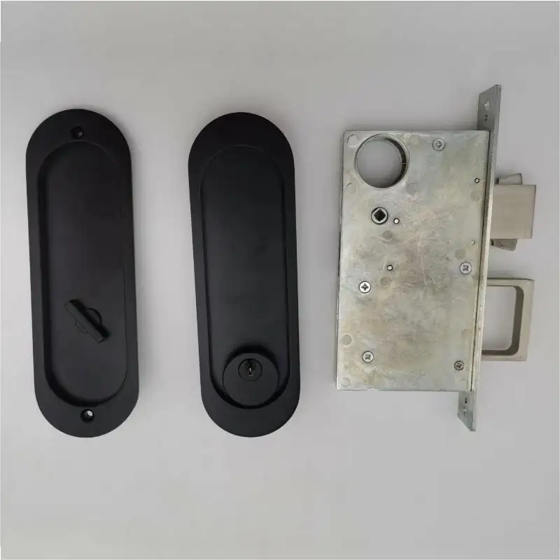 미닫이 목제 문 가구 기계설비 검정을 위한 보이지 않는 중단된 손잡이 래치 소형 자물쇠