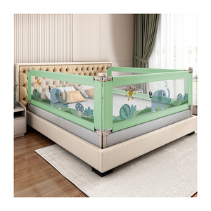 1 ensemble facile à installer 2m de protection de rail latéral pliable pour les tout-petits, les <span class=keywords><strong>a</strong></span>înés et les berceaux de sécurité. - Product Image 4