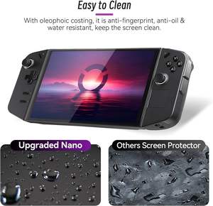Protection d'écran tactile personnalisée pour joueur de jeux vidéo Lenovo Legion Go, film en verre trempé 9H 2.5D, anti-chute, installation facile - Product Image 2