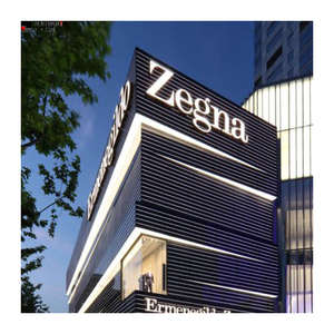 Logotipo de señalización de construcción exterior dimensional personalizado, letrero de letras LED de Metal 3D, letrero iluminado LED, tablero de letrero led para publicidad - Product Image 2