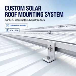 Venta al por Mayor de Fábrica: Sistema de Energía Solar Moderno de Alta Calidad, Tejas para Techo, Marca OEM, Carga de Viento de 60m/s, Carga de Nieve de 3KN/m - Product Image 1