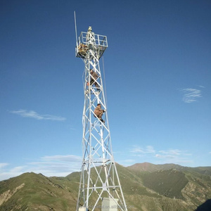 Askeri elektronik nöbetçi kule izleme kulesi çelik kule merdiven ile Video - Product Image 6