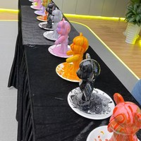 Peintures Fluides DIY Personnalisées pour Ours Artcraft en Gros pour Enfants, pour Coulée, 18cm/23cm/33cm/53cm de Haut, Surface Givrée DIY