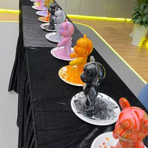 Bán buôn tùy chỉnh artcaft chất lỏng DIY gấu sơn cho trẻ em đổ 18cm/23cm/33cm/53cm cao Frosted bề mặt DIY - Product Image 5