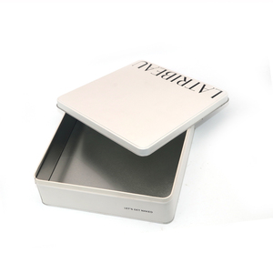 Bán buôn món tráng miệng tùy chỉnh hộp thiếc vuông recyclablemetal Trường hợp với bao bì Cookie - Product Image 2