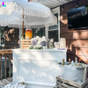LEDA <span class=keywords><strong>Chariot</strong></span> à bonbons floral blanc personnalisé en gros, <span class=keywords><strong>prix</strong></span> d'usine, décoration florale, <span class=keywords><strong>chariot</strong></span> à sucreries pour mariage, événement, restauration - Product Image 5