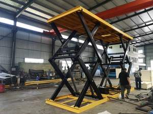 5m elektrikli hidrolik çift makaslı masa kaldırıcı hidrolik kargo asansörü ile iyi satış için ucuz fiyat - Product Image 5