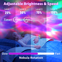 Astronaute Galaxy Star Projecteur LED Lampes Nébuleuse RGB LED Veilleuses Télécommande Alimenté USB pour Maison Chambre Enfants Sommeil