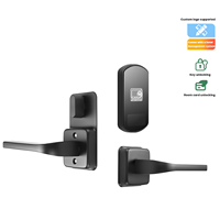 Système de reconnaissance par carte RFID autonome pour hôtel et appartement, serrure intelligente à carte pour porte en bois avec logiciel de gestion des cartes