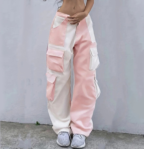 Pantalon Cargo Rose Daisy Street Femme - 2403473-rose00