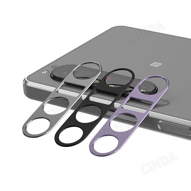 Premium Anti-Impact Metal Alloy Screen Protector for Sony Xperia 1 III Lens Camera Film for Mobile Phone