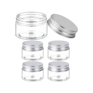 Envases Cosméticos Personalizados de Plástico PET con Tapa de Rosca y Boca Ancha, Transparentes, Blancos, Negros y Ámbar, Frascos de 100 ml, 200 ml y 500 ml - Product Image 1