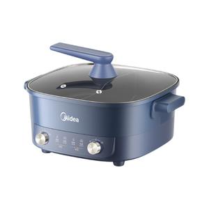 Casserole électrique Midea 6L à double compartiment, revêtement antiadhésif, pour usage domestique - Product Image 5