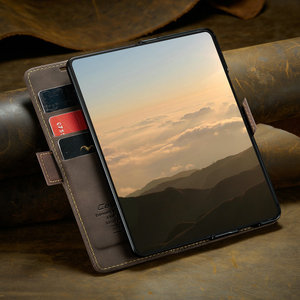 CaseMe étui à rabat rétro pour <span class=keywords><strong>Samsung</strong></span> Galaxy Z Fold 7 cartes portefeuille magnétique pratique housse de téléphone pour <span class=keywords><strong>Samsung</strong></span> Z Fold 5 4 <span class=keywords><strong>3</strong></span> étui de protection - Product Image 3