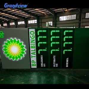 Stazione di benzina Led BP pilone segno con segni di prezzo del carburante led segno totem - Product Image 5