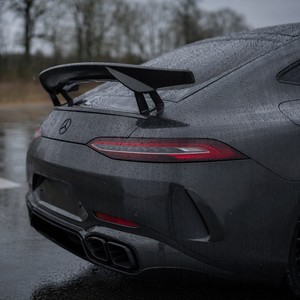 Aileron arrière style GT63S en fibre de carbone sèche pour Mercedes <span class=keywords><strong>AMG</strong></span> <span class=keywords><strong>GT</strong></span> 4 <span class=keywords><strong>portes</strong></span> GT50 GT43 GT53 GT63, lèvre de performance haute brillance - Product Image 3