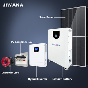Jiwana hoàn chỉnh lai năng lượng mặt trời hệ thống năng lượng <span class=keywords><strong>3KW</strong></span> 5KW 10KW 20kW 30Kw năng lượng mặt trời hệ thống điện với năng lượng mặt trời bảng điều khiển - Product Image 2
