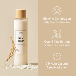 Tónico Facial Vegano Orgánico de Lujo, Hidratante, Control de Grasa, <span class=keywords><strong>Doble</strong></span> Capa, con Leche de Arroz, para una Piel Radiante, Reduce Líneas Finas y Arrugas - Product Image 2