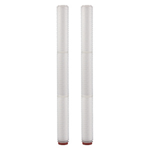30 Inch Microporous Pleated Filter Cartridge 226 Flat Head Industrial Water Filtration Element - Product Image 5