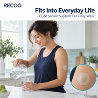 Patchs CGM RECOO, imperméables et respirants, pour capteur de surveillance continue du glucose, fabricant OEM