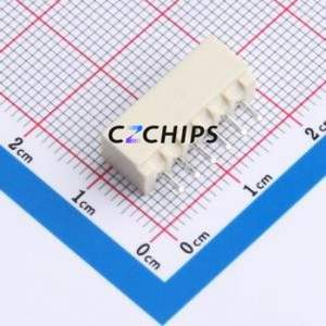 ZX-HA2.54-6PZZ-GW Wire-to-Board Pin Header Through hole Component (THT),P=2.5mm Connector 1x6P 2.5mm Through Hole 6P - Product Image 2