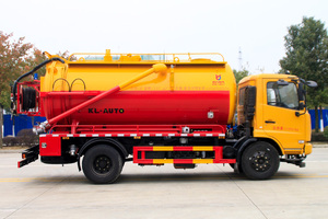 รถดูดสิ่งปฏิกูล Dongfeng 10000L รุ่นใหม่ล่าสุด กำลังแรงสูง สำหรับงานบำรุงรักษาท่อระบายน้ำบนทางหลวง - Product Image 4