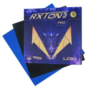 Loki New Upgrade Rxton 5Pro Table Tennis Racket Rubber High Speed Spin Professional Ittf Approved Rubber Table Tennis