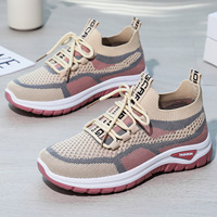 Sepatu Lari Pasangan Model Terbaru 2026, Sepatu Lari Kasual Berbahan Mesh Bernapas, Sol Empuk Nyaman, Model Tali