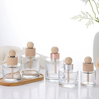 Recharge d'huile essentielle sans flamme en bouteille de verre de 100 ml, diffuseur de parfum pour voiture de 30 ml, bâtonnets diffuseurs pour la maison