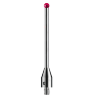 Sonde CMM à filetage M4, boule en rubis et aiguille de mesure en céramique de tungstène pour machine-outil
