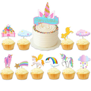Ballons de fête licorne pastel, ballons nuage en aluminium, décorations de fête d'anniversaire licorne pour filles de 1 an, ballons de bain de bébé - Product Image 3