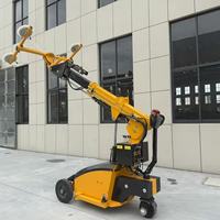 Robot chariot élévateur électrique à batterie pour le chargement et le déchargement de vitres isolantes et de portes à double vitrage robustes