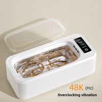 Nettoyeur à ultrasons transfrontalier pour lunettes, lentilles de contact, aligneurs dentaires et bijoux, usage domestique, en ABS