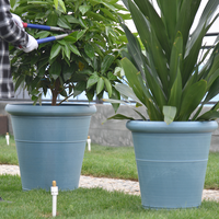 Pots de fleurs décoratives pour l'extérieur, serre de jardin, larges plantes