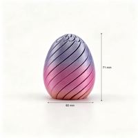 Boredom Buster for Workspace 3D Printed Spiral Fidget Egg Eco-Friendly PLA Smooth Spiral Twist Top Rated Gift Decoration