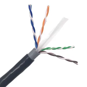 Fabrikanten Hot Selling Hoge Kwaliteit Outdoor Waterdichte Afgeschermde Koper Pvc Cat6 Ethernet Kabel