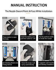 エアゾールディスペンサー自動スプレー壁掛け式空気清浄機 - Product Image 4