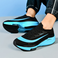 Chaussures de course unisexes pour marathon, semelle intermédiaire en EVA, empeigne en mesh, légères, respirantes, durables, baskets d'extérieur