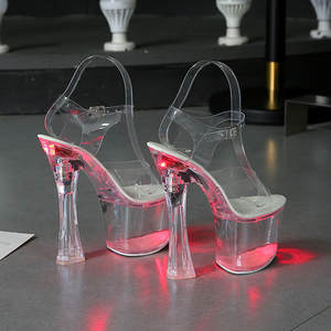 <span class=keywords><strong>Chaussures</strong></span> à Talons Hauts Lumineuses LED Sexy pour Femmes, Pole Dance et Nuits en Boîte - Product Image 2
