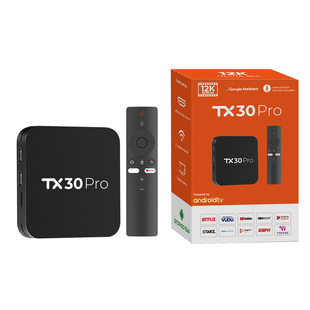 Hot Sales TX30 Tv Box Allwinner chip  Dual Wifi  Voice Remote Smart Android 15   Tx20  Tx100 Pro 4K TX Series Android Tv Box