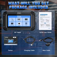 Escáner de Vehículos D5 4 OBD2 EOBD, Lector de Códigos de Motor, Actualizaciones Gratuitas, Herramientas de Diagnóstico para Autos FCA CANFD, 2 Años, Más de 10 Reinicios