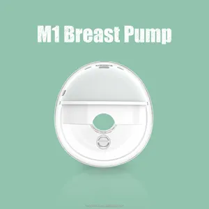 Toptan OEM özel bebek süt taşınabilir el ücretsiz göğüs pompası M1 akıllı elektrikli giyilebilir göğüs pompası