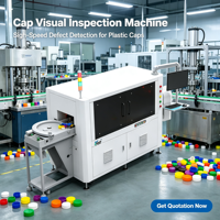 Système d'inspection visuelle des bouchons de bouteilles de qualité industrielle avec éclairage LED, machine de sélection visuelle automatique
