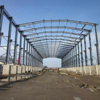 Entrepôt en structure métallique certifié ISO, bâtiment d'entrepôt industriel de grande taille résistant au vent et à haute résistance
