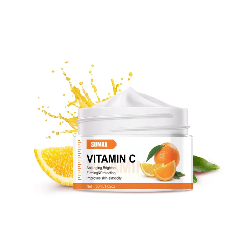 새로운 도착 유기농 비건 비타민 C 안티 에이징 페이스 크림 화이트닝 모이스춰 라이징 30ML 로션
