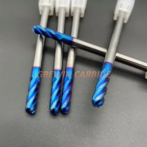 Grewin-HRC65 Ball Nose End Mill with High Quality and Lower Price