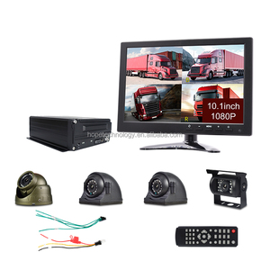 HOPE Qualität garantiert 4Ch Fahr rekorder Auto Black Box Mobile DVR Kit mit GPS 4G Wifi Mobile DVR